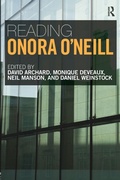 Cover: Reading Onora O'Neill - Routledge