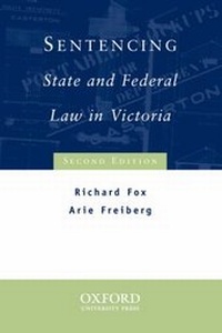 Enlarge image Cover: Sentencing - OUP Australia and New Zealand