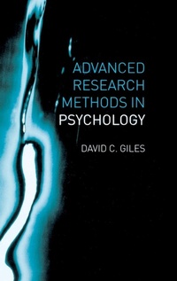 Enlarge image Cover: Advanced Research Methods in Psychology - Routledge