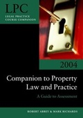 Cover: Companion to Property Law and Practice - Oxford University Press