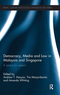 Cover: Democracy, Media and Law in Malaysia and Singapore - Routledge