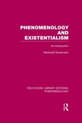 Cover: Phenomenology and Existentialism - Routledge