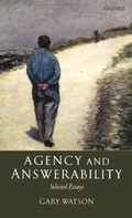 Cover: Agency and Answerability - Oxford University Press