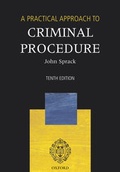 Cover: A Practical Approach to Criminal Procedure - Oxford University Press