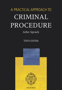 Enlarge image Cover: A Practical Approach to Criminal Procedure - Oxford University Press