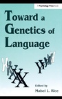 Cover: Toward A Genetics of Language - Psychology Press