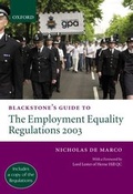 Cover: Blackstone's Guide to the Employment Equality Regulations 2003 - Oxford University Press