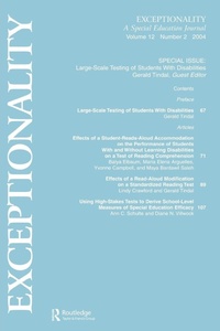 Enlarge image Cover: Large-scale Testing of Students With Disabilities - Routledge