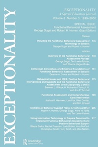 Enlarge image Cover: Functional Behavioral Assessment - Routledge