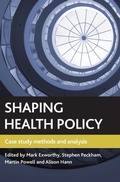 Cover: Shaping health policy - Policy Press