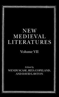 Enlarge image Cover: New Medieval Literatures - Oxford University Press