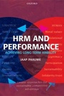 Cover: HRM and Performance - Oxford University Press