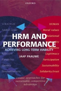 Enlarge image Cover: HRM and Performance - Oxford University Press