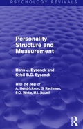 Cover: Personality Structure and Measurement (Psychology Revivals) - Routledge