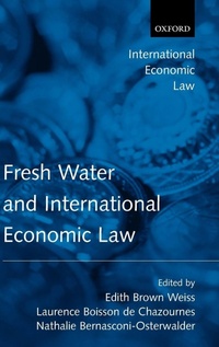Bild: Fresh Water and International Economic Law - Oxford University Press