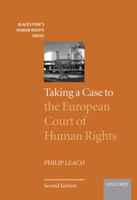 Enlarge image Cover: Taking a Case to the European Court of Human Rights - Oxford University Press