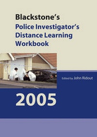 Abbildung von: Blackstone's Police Investigator's Distance Learning Workbook 2005 - Oxford University Press