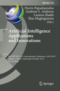Cover: Artificial Intelligence Applications and Innovations - Springer