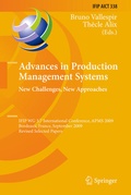 Cover: Advances in Production Management Systems: New Challenges, New Approaches - Springer