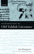 Cover: Introduction to Old Yiddish Literature - Oxford University Press