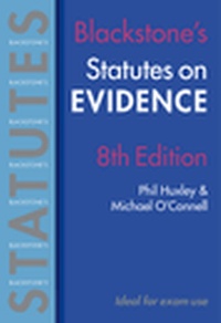 Enlarge image Cover: Statutes on Evidence - Oxford University Press