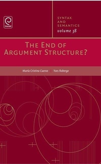 Enlarge image Cover: The End of Argument Structure - Emerald Group Publishing Limited