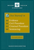 Bild: Test Yourself in Evidence, Civil Procedure, Criminal Procedure and Sentencing - Oxford University Press