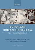 Cover: European Human Rights Law - Oxford University Press