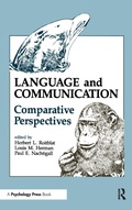 Cover: Language and Communication - Psychology Press
