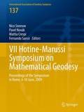 Cover: VII Hotine-Marussi Symposium on Mathematical Geodesy - Springer