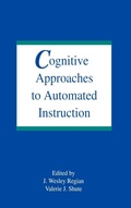 Cover: Cognitive Approaches To Automated Instruction - Routledge