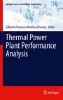 Cover: Thermal Power Plant Performance Analysis - Springer