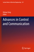 Cover: Advances in Control and Communication - Springer