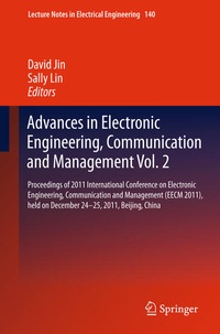 Enlarge image Cover: Advances in Electronic Engineering, Communication and Management Vol.2 - Springer