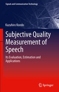 Cover: Subjective Quality Measurement of Speech - Springer