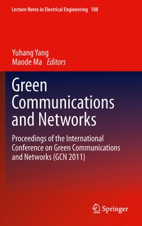Enlarge image Cover: Green Communications and Networks - Springer