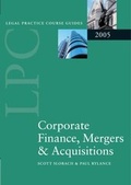 Cover: LPC Corporate Finance, Mergers and Acquisitions 2005 - Oxford University Press