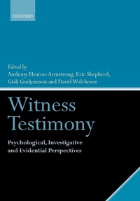 Enlarge image Cover: Witness Testimony - Oxford University Press