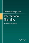 Cover: International Neurolaw - Springer