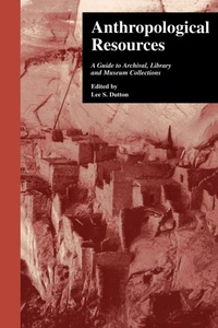 Enlarge image Cover: Anthropological Resources - Routledge