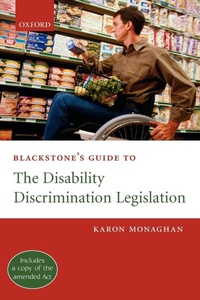 Abbildung von: Blackstone's Guide to the Disability Discrimination Legislation - Oxford University Press