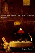Cover: Family Law in the Twentieth Century - Oxford University Press