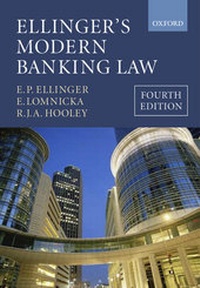 Abbildung von: Ellinger's Modern Banking Law - Oxford University Press