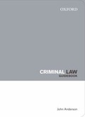 Cover: Criminal Law Guidebook - OUP Australia and New Zealand