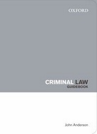 Enlarge image Cover: Criminal Law Guidebook - OUP Australia and New Zealand