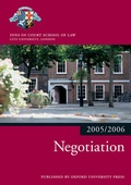 Abbildung von: Negotiation 2005/2006 - Oxford University Press