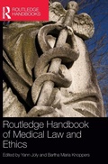 Cover: Routledge Handbook of Medical Law and Ethics - Routledge