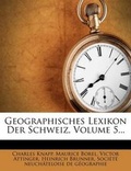 Cover: Geographisches Lexikon Der Schweiz, Volume 5... - Nabu Press