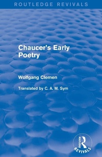 Enlarge image Cover: Chaucer's Early Poetry (Routledge Revivals) - Routledge