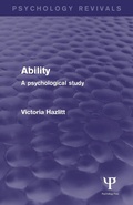 Bild: Ability (Psychology Revivals) - Psychology Press Ltd